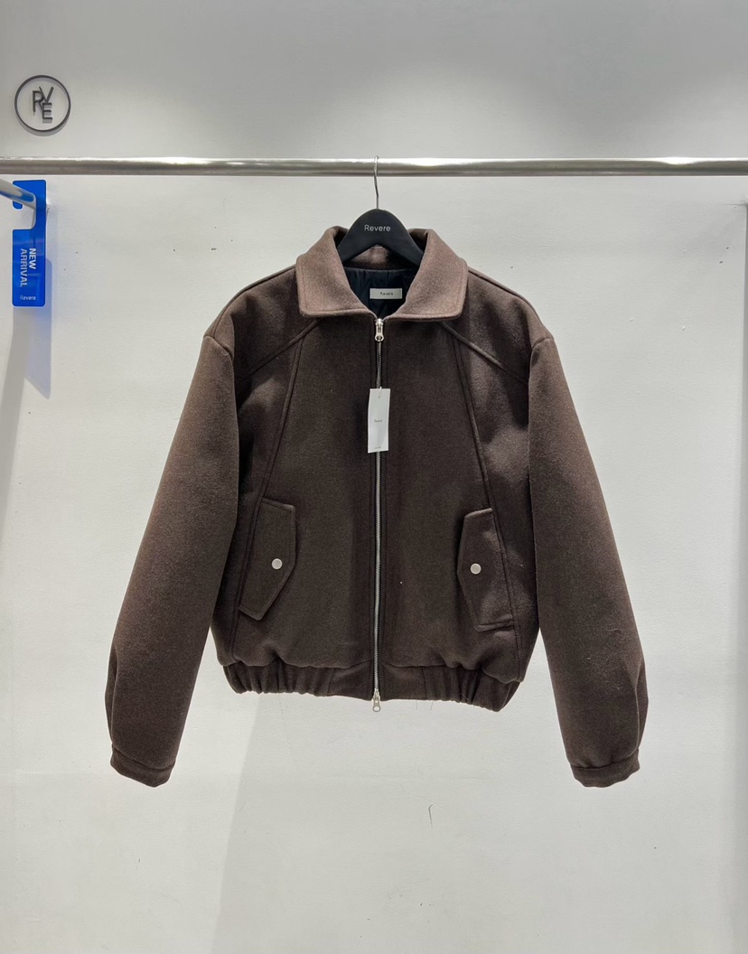 REVERE韓國代購㊣女裝新品人氣熱賣休閑時尚職業夾克男女同款REVERE夾克圖色2