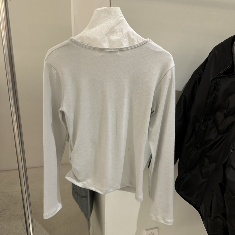 LOVE YOU SO MUCH/MORE THAN YESTERDAY東大門㊣直郵女士新品25秋冬長袖T恤假兩件LYSM/MORE THAN YESTERDAY長袖T恤