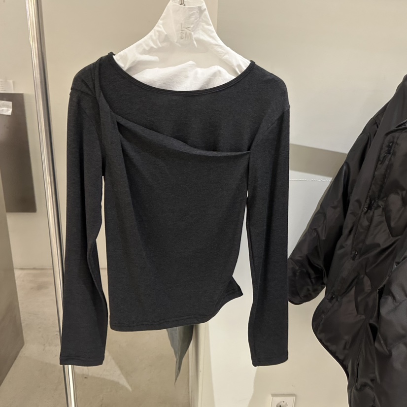 LOVE YOU SO MUCH/MORE THAN YESTERDAY東大門㊣直郵女士新品25秋冬長袖T恤假兩件LYSM/MORE THAN YESTERDAY長袖T恤圖色3