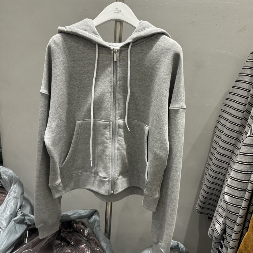 THE SECOND GROW東大門㊣直郵女裝新品職業夾克連帽拉鏈衫THE SECOND GROW夾克圖色1