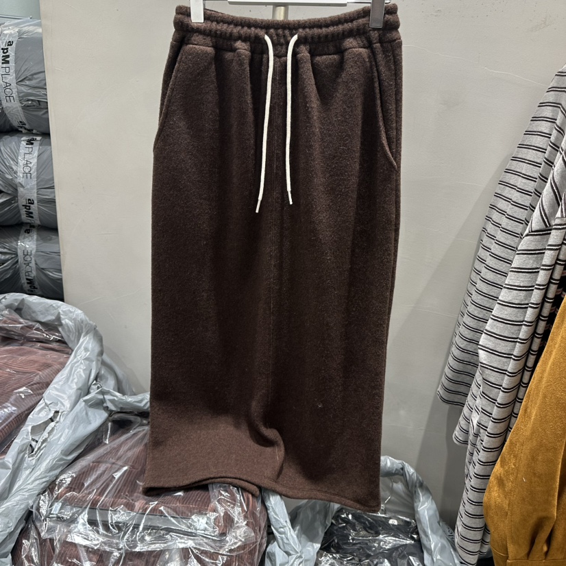 THE SECOND GROW韓國代購㊣女士新款真品25秋冬時尚職業長裙THE SECOND GROW長裙圖色1