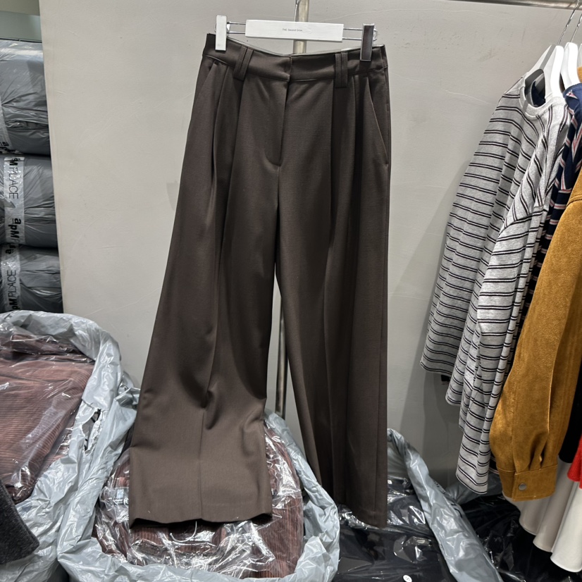 THE SECOND GROW東大門㊣直郵女士新款推薦真品休閑褲抓絨THE SECOND GROW休閑褲圖色2