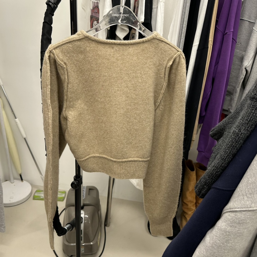 TOPDRESSING東大門㊣代購女裝新品真品人氣針織衫羊毛開衫紐扣TOPDRESSING針織衫