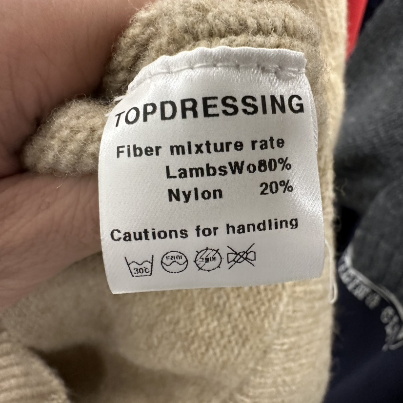 TOPDRESSING東大門㊣代購女裝新品真品人氣針織衫羊毛開衫紐扣TOPDRESSING針織衫