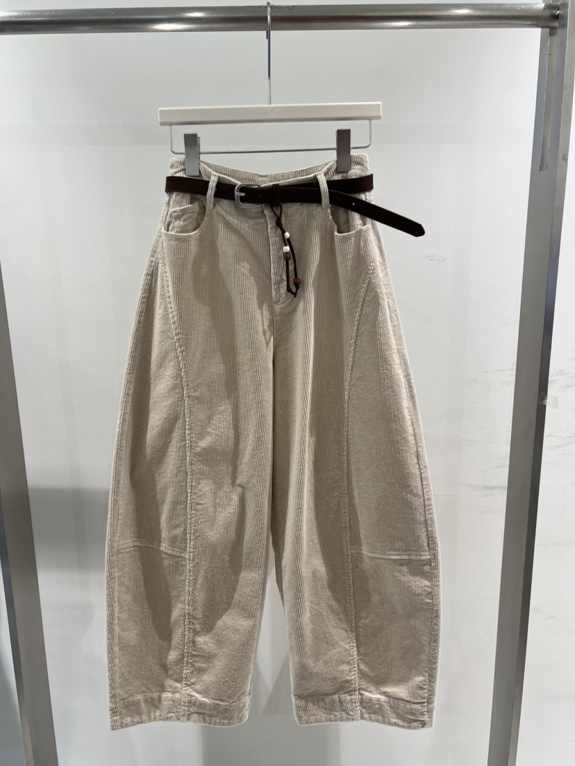 MENTOR東大門㊣直郵女士新款人氣職業25秋冬時尚休閑褲含腰帶MENTOR休閑褲圖色1