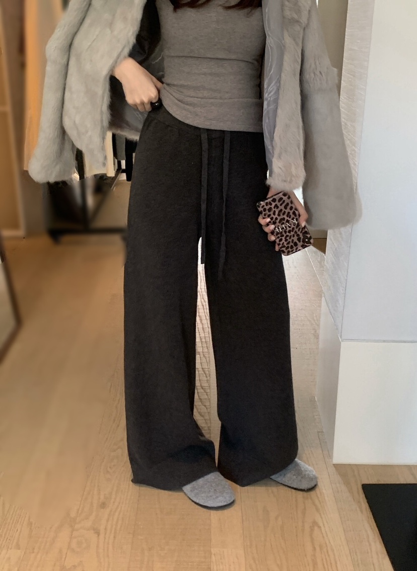 OLA韓國直郵㊣女裝新款真品人氣休閑25秋冬推薦時尚職業休閑褲mellor/OLA休閑褲