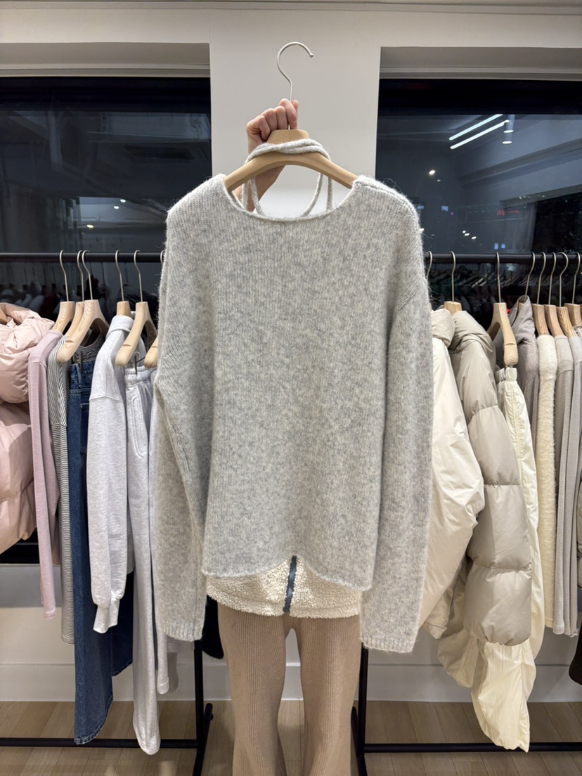 LANCH東大門㊣代購女裝新款真品時尚人氣25秋冬針織衫羊駝毛LANCH針織衫