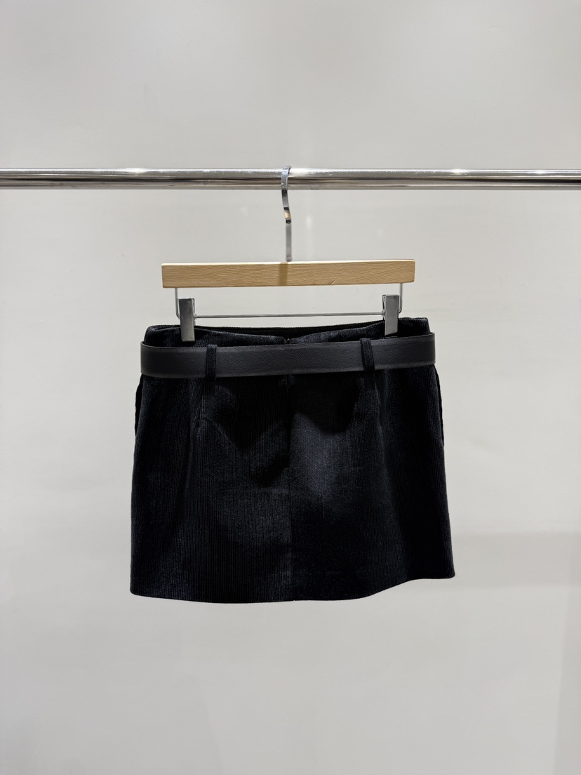 STAGE韓國代購㊣女士新款職業25秋冬推薦休閑真品短裙不含腰帶STAGE短裙