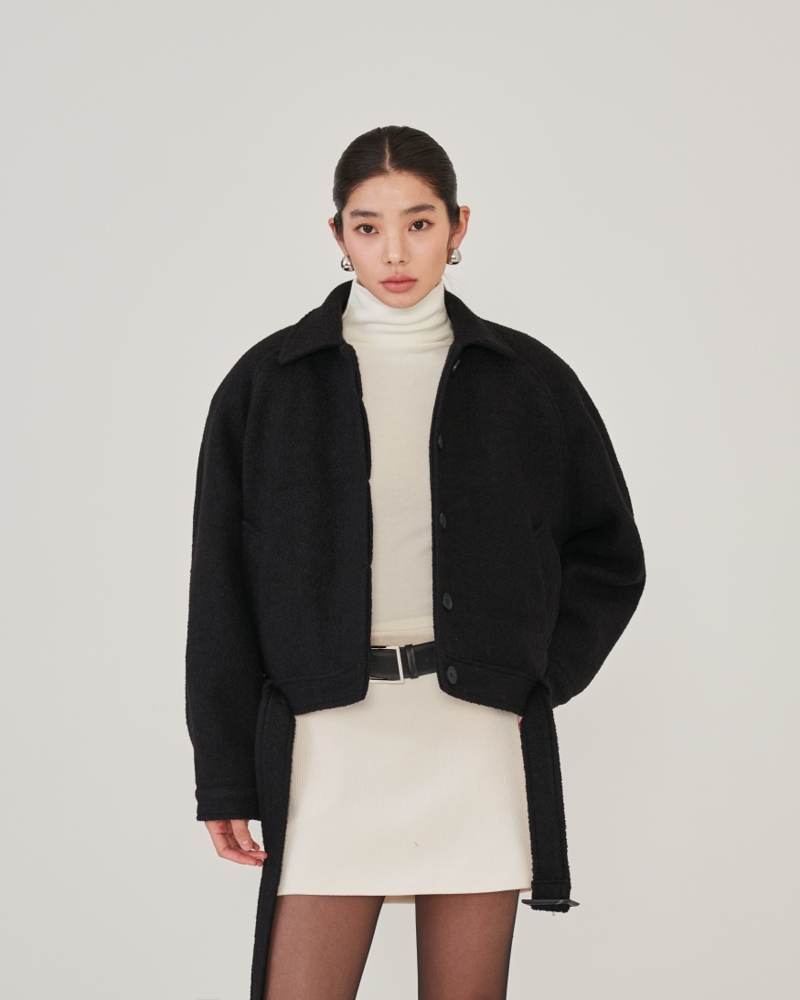 STAGE韓國代購㊣女士新款職業25秋冬推薦休閑真品短裙不含腰帶STAGE短裙