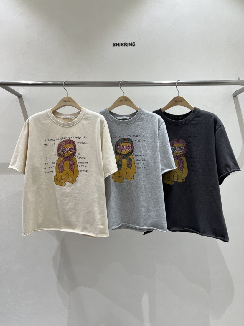 SHIRRING東大門㊣直郵女裝新款人氣熱賣職業時尚真品T恤圍巾SHIRRINGT恤