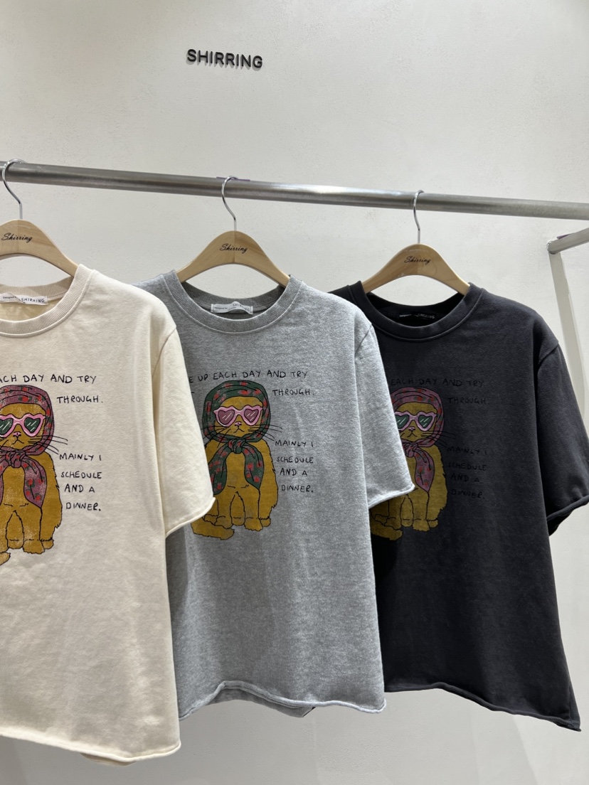 SHIRRING東大門㊣直郵女裝新款人氣熱賣職業時尚真品T恤圍巾SHIRRINGT恤