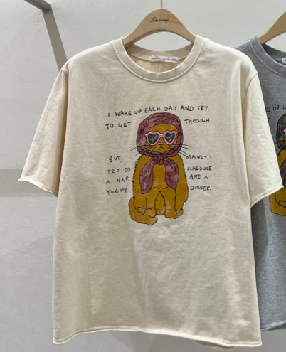 SHIRRING東大門㊣直郵女裝新款人氣熱賣職業時尚真品T恤圍巾SHIRRINGT恤圖色1