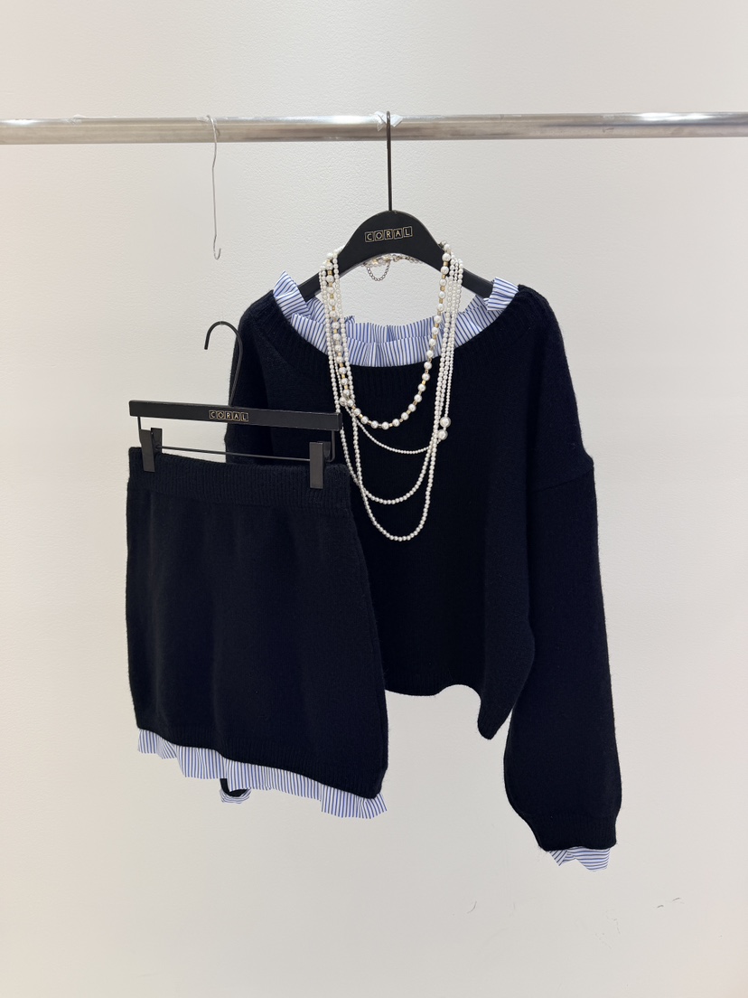 CORAL東大門㊣代購女士新款人氣職業真品推薦時尚休閑25秋冬套裝CORAL套裝圖色2