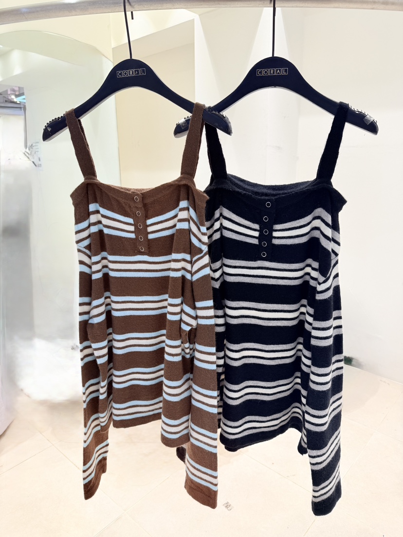 CORAL東大門㊣實拍女裝新款休閑人氣熱賣25秋冬時尚吊帶背心CORAL吊帶/背心