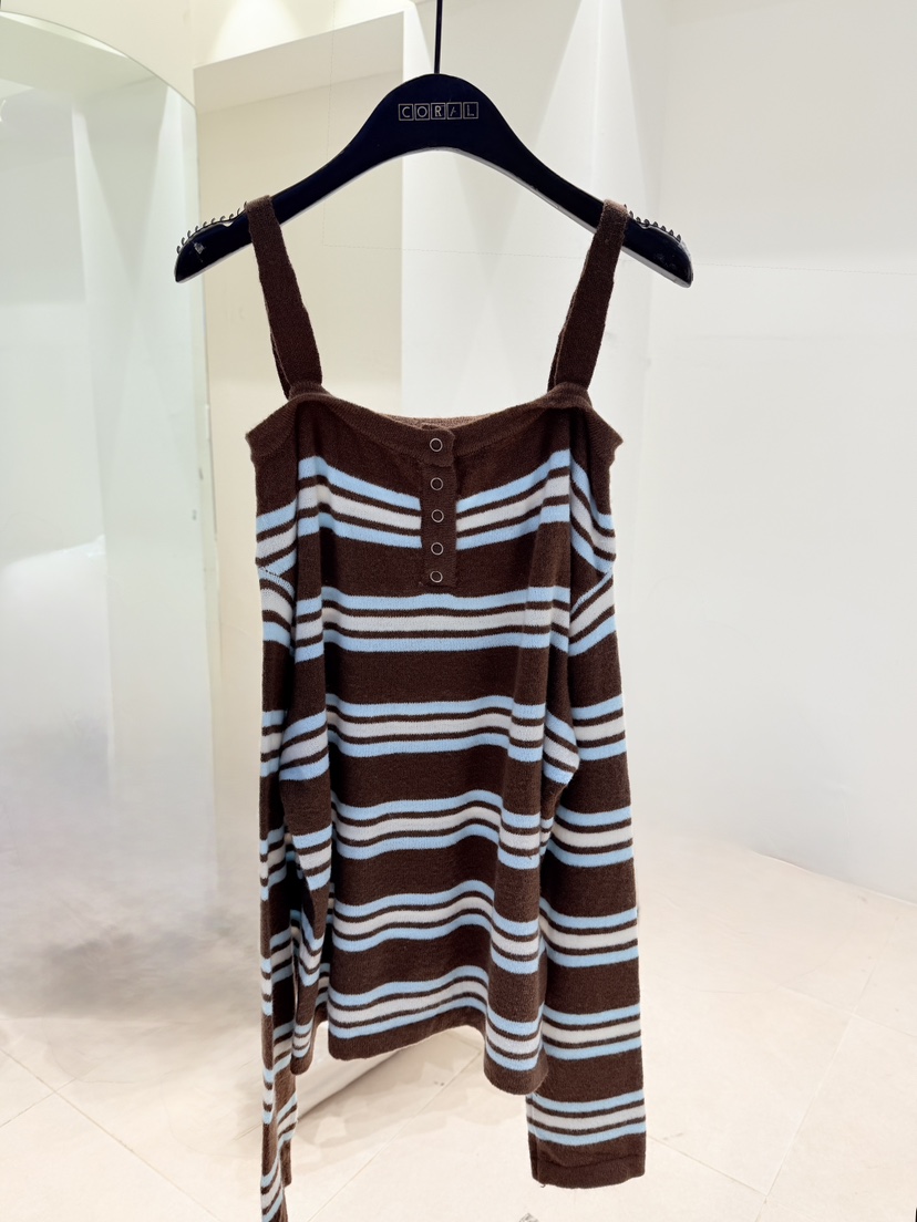 CORAL東大門㊣實拍女裝新款休閑人氣熱賣25秋冬時尚吊帶背心CORAL吊帶/背心圖色1