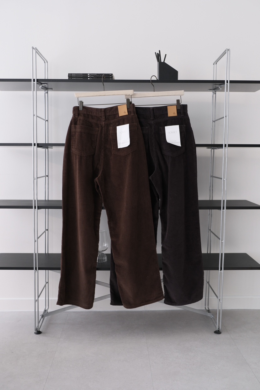 SORBET韓國代購㊣女裝新品職業時尚25秋冬人氣熱賣真品休閑褲SORBET/flat white休閑褲