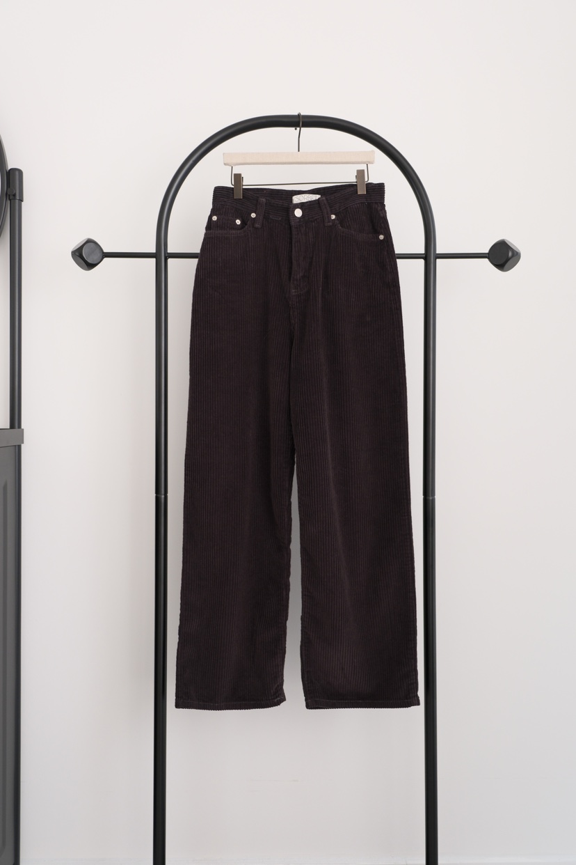 SORBET韓國代購㊣女裝新品職業時尚25秋冬人氣熱賣真品休閑褲SORBET/flat white休閑褲圖色1