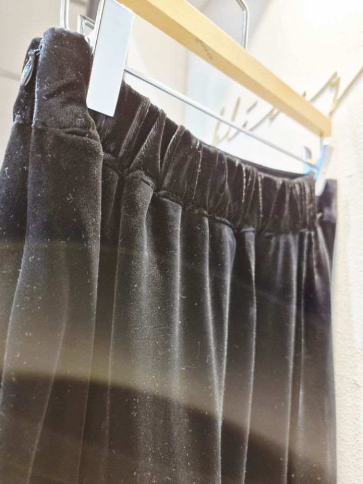 RICO韓國直郵㊣女士新款熱賣人氣25秋冬職業推薦長裙天鵝絨bling bling/RICO長裙