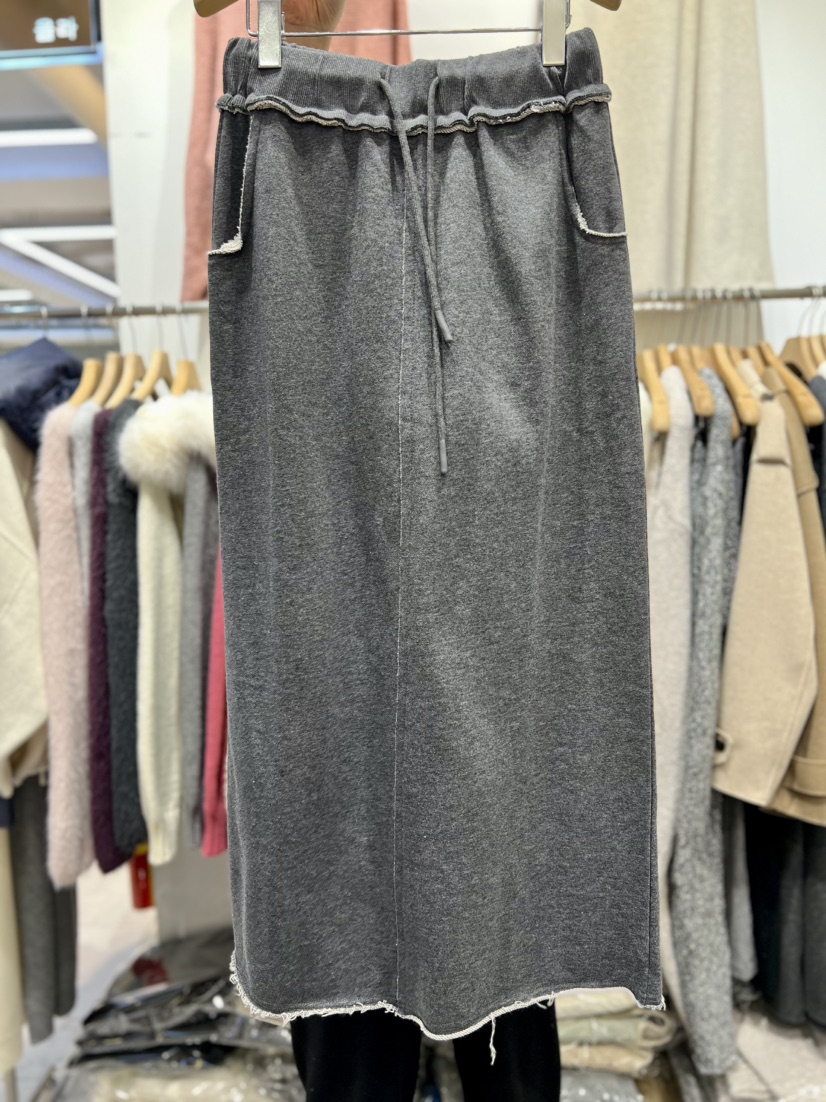 OLA東大門㊣實拍女士新款真品25秋冬人氣時尚熱賣休閑職業長裙mellor/OLA長裙圖色3