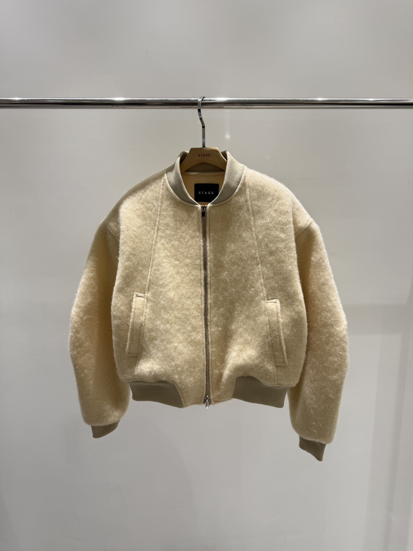 STAGE東大門㊣實拍女裝新款25秋冬職業休閑推薦時尚真品夾克STAGE夾克圖色1