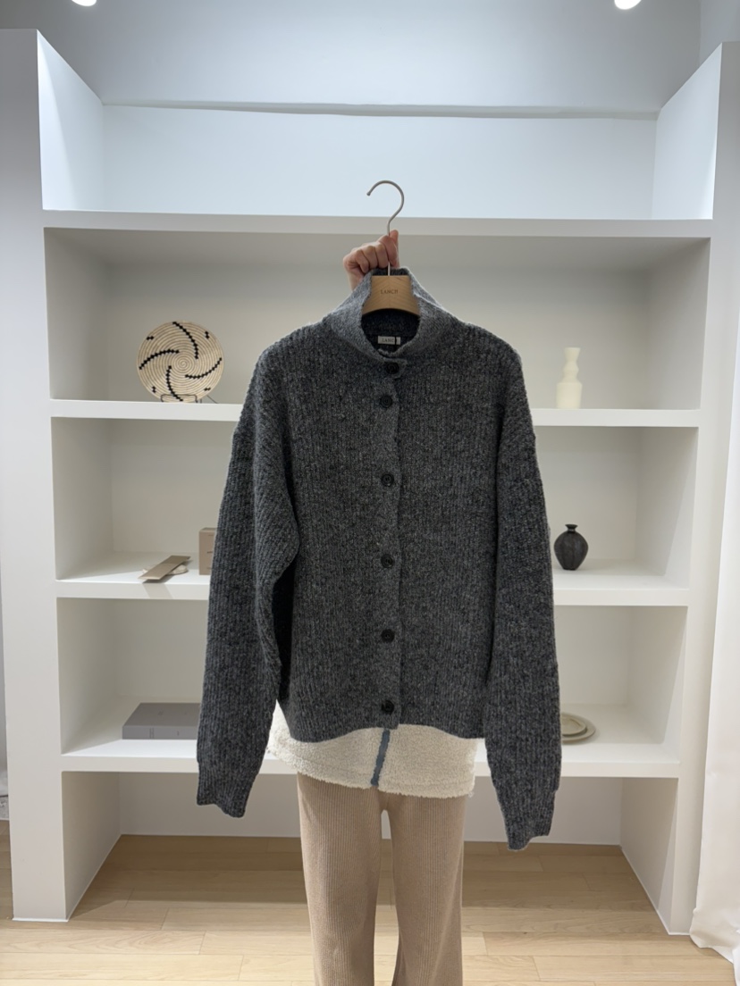 LANCH東大門㊣實拍女士新款熱賣時尚人氣真品25秋冬職業針織衫LANCH針織衫圖色1