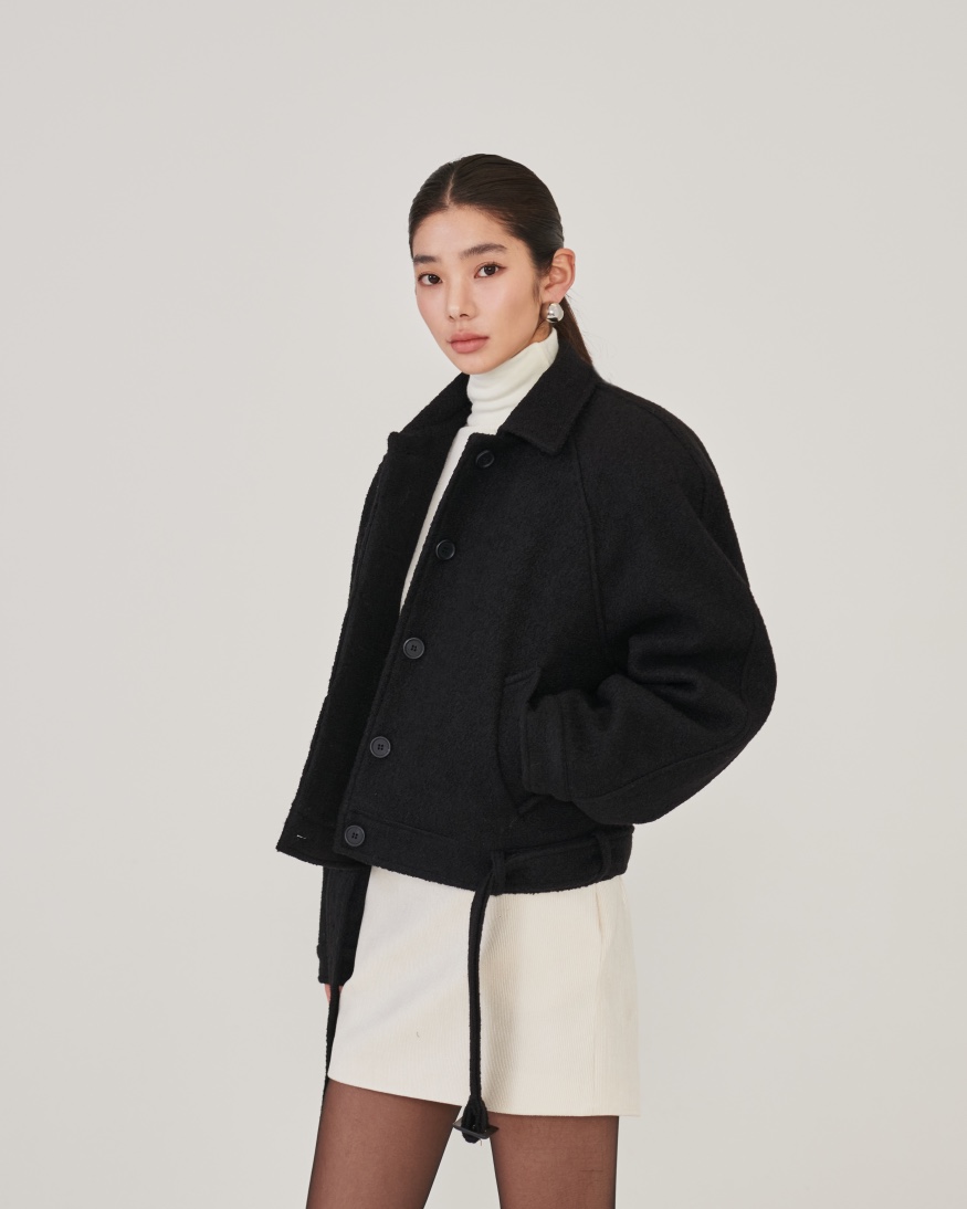 STAGE東大門㊣代購女裝新品真品職業25秋冬時尚休閑人氣夾克STAGE夾克