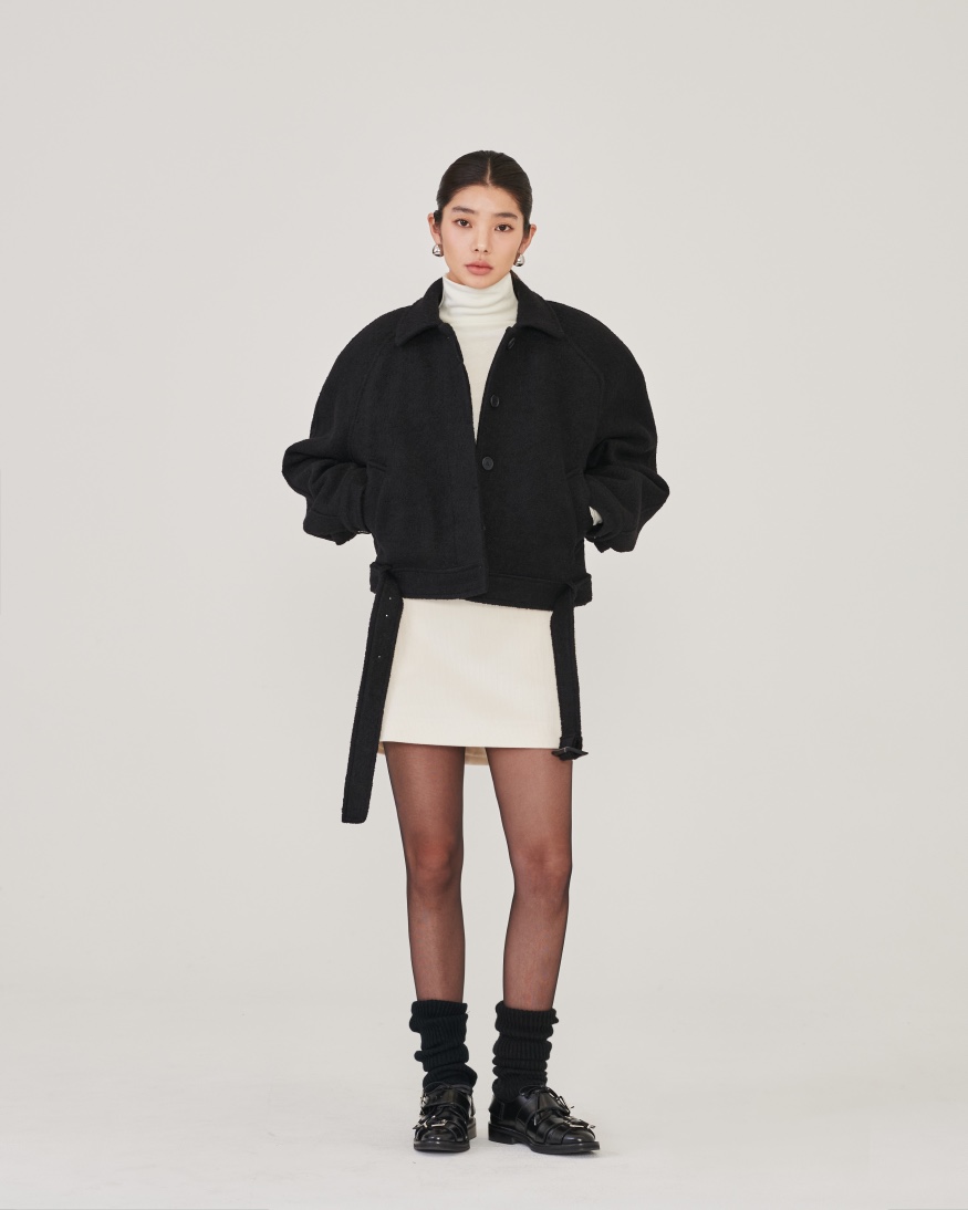 STAGE東大門㊣代購女裝新品真品職業25秋冬時尚休閑人氣夾克STAGE夾克