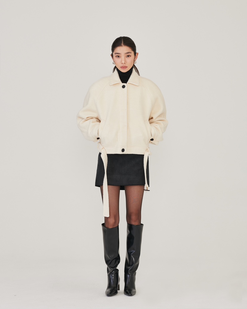 STAGE東大門㊣代購女裝新品真品職業25秋冬時尚休閑人氣夾克STAGE夾克