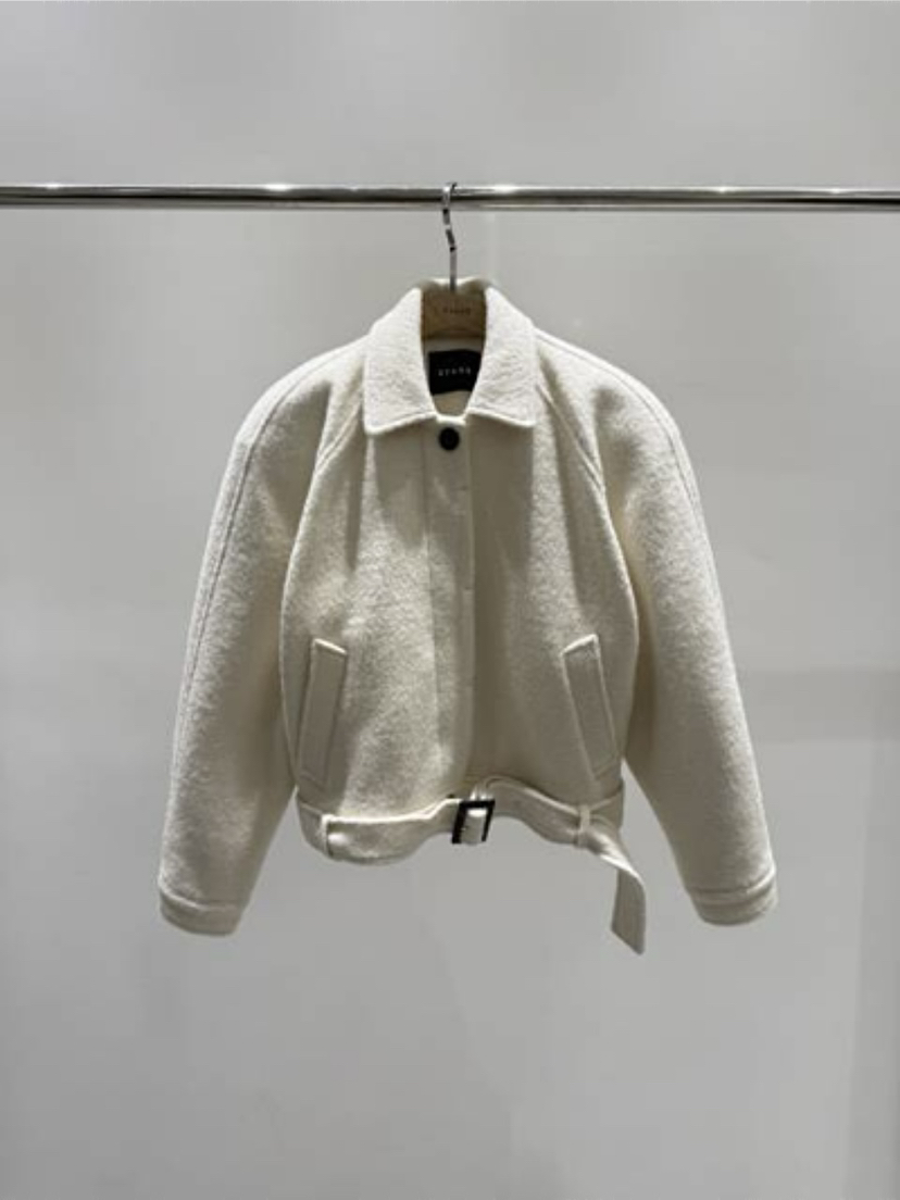 STAGE東大門㊣代購女裝新品真品職業25秋冬時尚休閑人氣夾克STAGE夾克圖色2