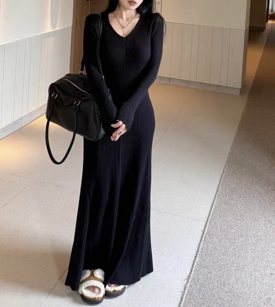 KC MARKET東大門㊣代購女裝新品25秋冬真品時尚熱賣連衣裙KC MARKET連衣裙圖色1