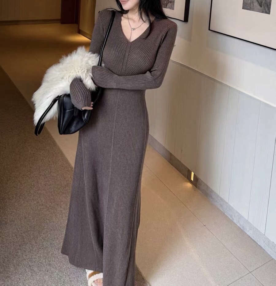 KC MARKET東大門㊣代購女裝新品25秋冬真品時尚熱賣連衣裙KC MARKET連衣裙圖色2