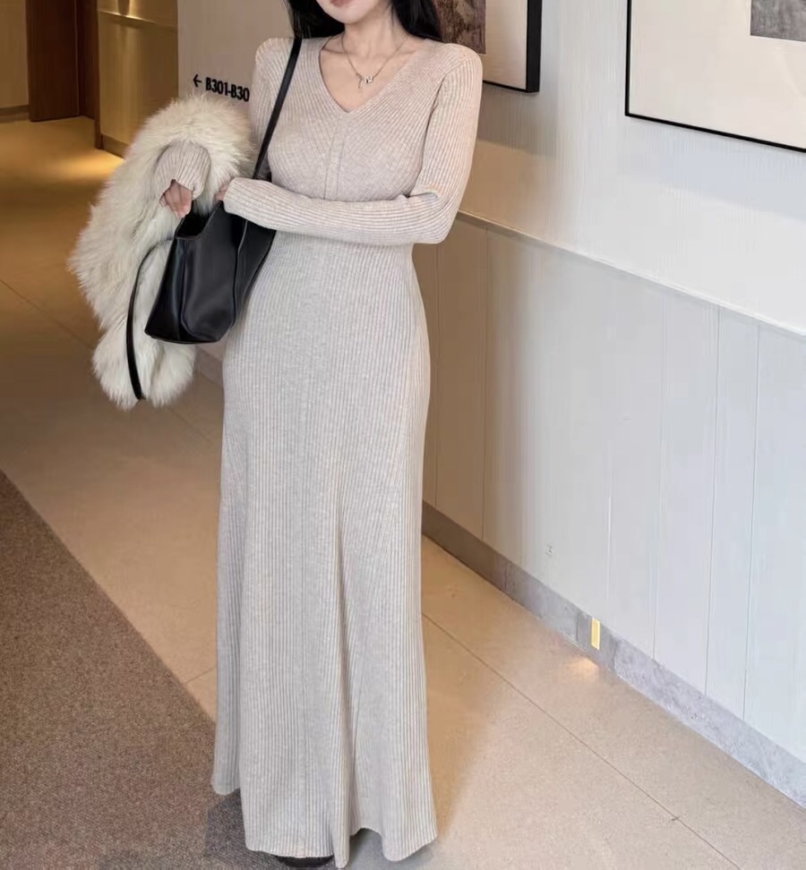 KC MARKET東大門㊣代購女裝新品25秋冬真品時尚熱賣連衣裙KC MARKET連衣裙圖色3