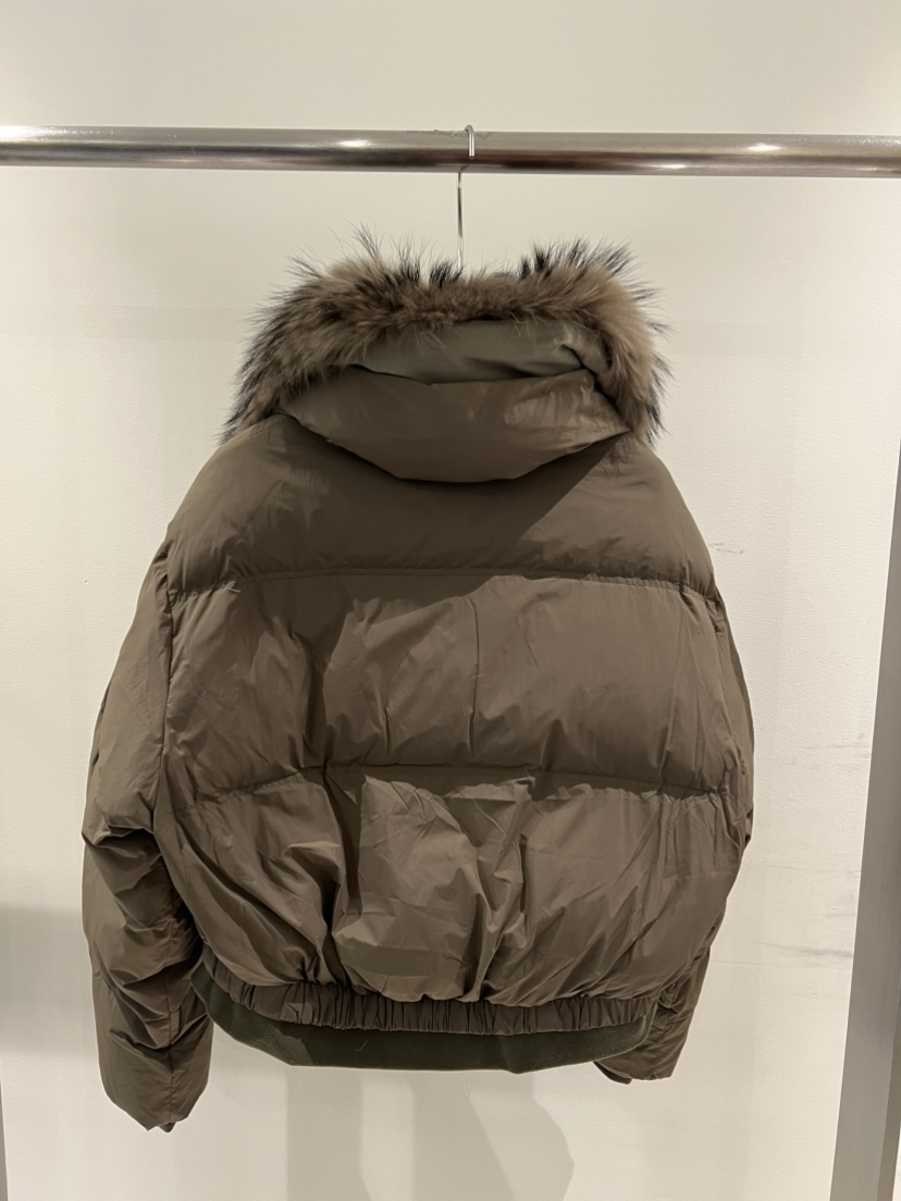 MENTOR韓國代購㊣女裝新款熱賣職業25秋冬真品短款羽絨服狐貍MENTOR短款羽絨服