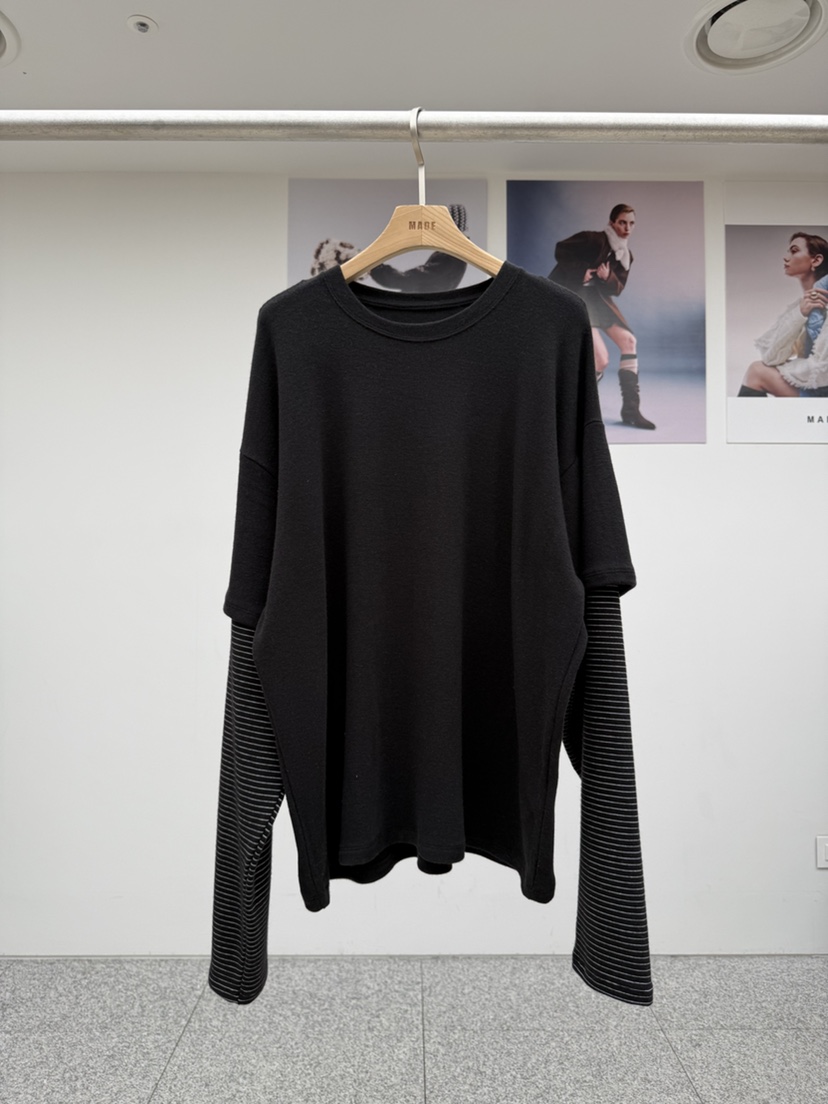 MADE-P東大門㊣直郵女士新品休閑推薦人氣熱賣職業長袖T恤MADE-P長袖T恤圖色2