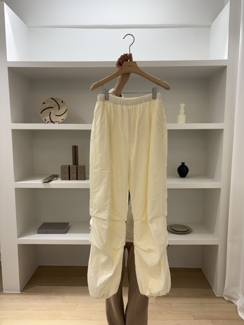 LANCH東大門㊣直郵女士新款真品熱賣人氣職業休閑褲加絨羊毛LANCH休閑褲圖色1