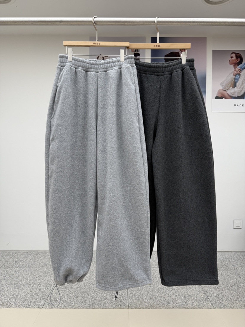 MADE-P東大門㊣實拍女士新款人氣時尚職業25秋冬休閑褲加絨羊毛MADE-P休閑褲