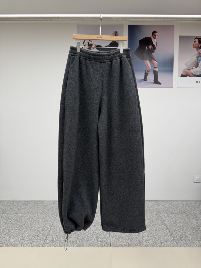 MADE-P東大門㊣實拍女士新款人氣時尚職業25秋冬休閑褲加絨羊毛MADE-P休閑褲圖色1