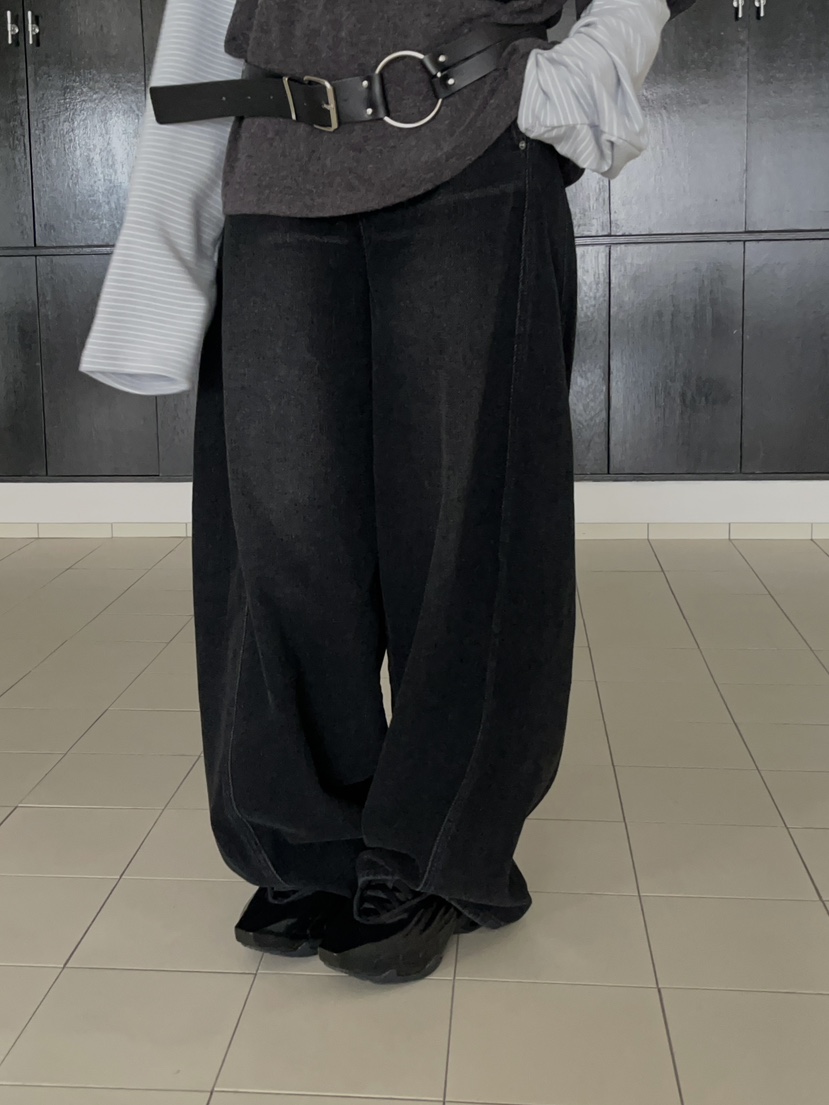 MADE-P東大門㊣實拍女裝新品熱賣休閑25秋冬推薦時尚牛仔褲MADE-P牛仔褲