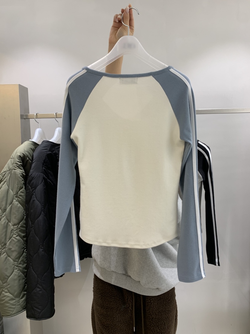 EYEL韓國直郵㊣女士新款25秋冬時尚熱賣推薦職業人氣長袖T恤EYEL長袖T恤