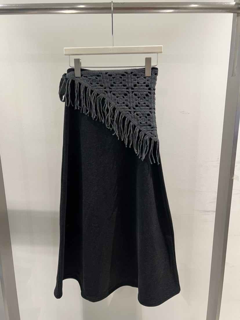 MENTOR韓國代購㊣女裝新品時尚職業真品25秋冬人氣長裙披肩MENTOR長裙圖色3