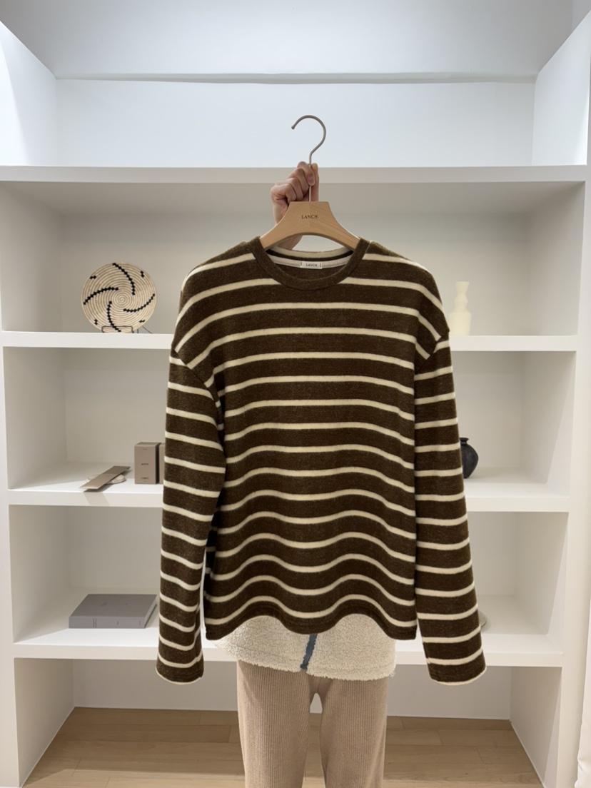 LANCH韓國代購㊣女裝新品時尚人氣真品熱賣職業25秋冬長袖T恤LANCH長袖T恤圖色1