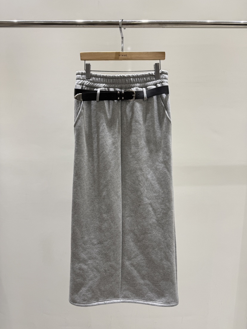 STAGE東大門㊣實拍女士新品休閑推薦人氣25秋冬熱賣真品長裙STAGE長裙圖色2