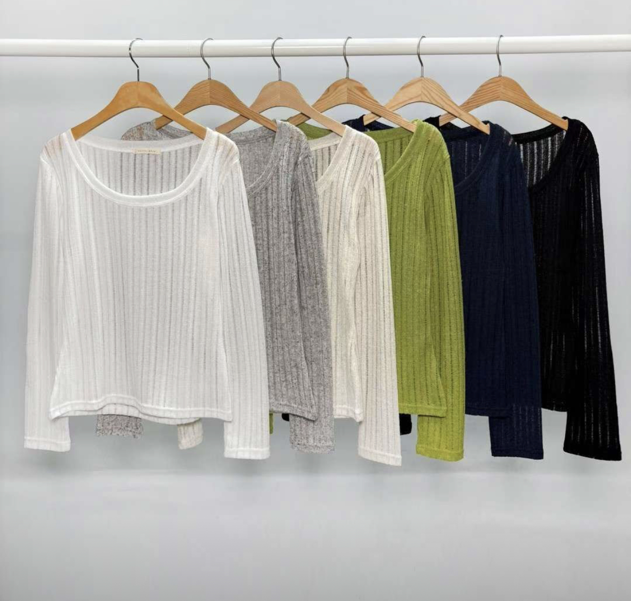 PASTELDEER東大門㊣實拍女士新品25秋冬推薦熱賣時尚長袖T恤PASTELDEER長袖T恤