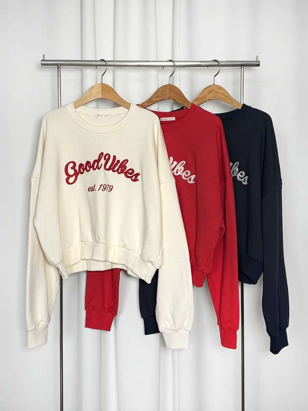 PASTELDEER東大門㊣直郵女裝新款人氣熱賣25秋冬時尚推薦衛衣PASTELDEER衛衣圖色3左三色