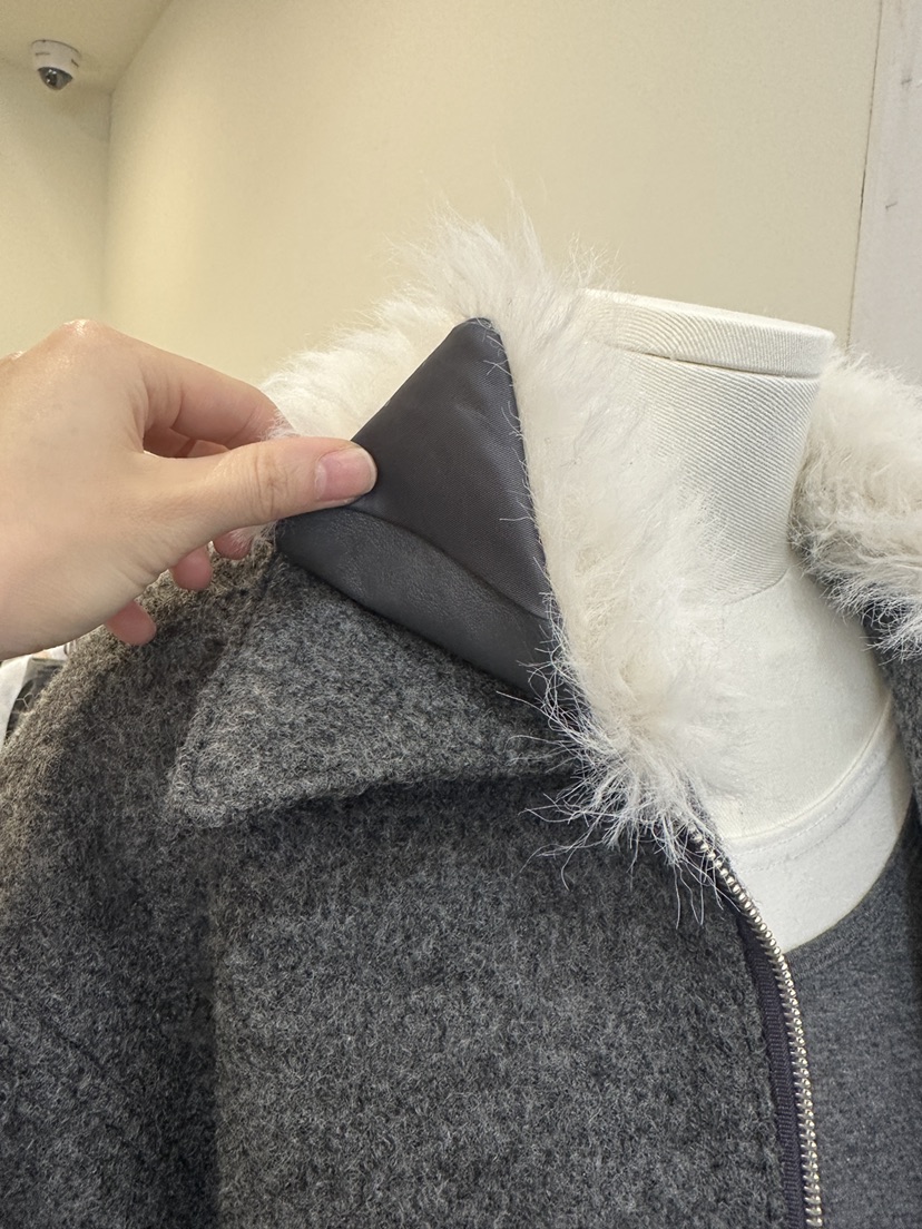 MONDAYMORING東大門㊣直郵女裝新品真品25秋冬時尚夾克羊毛MONDAYMORING夾克