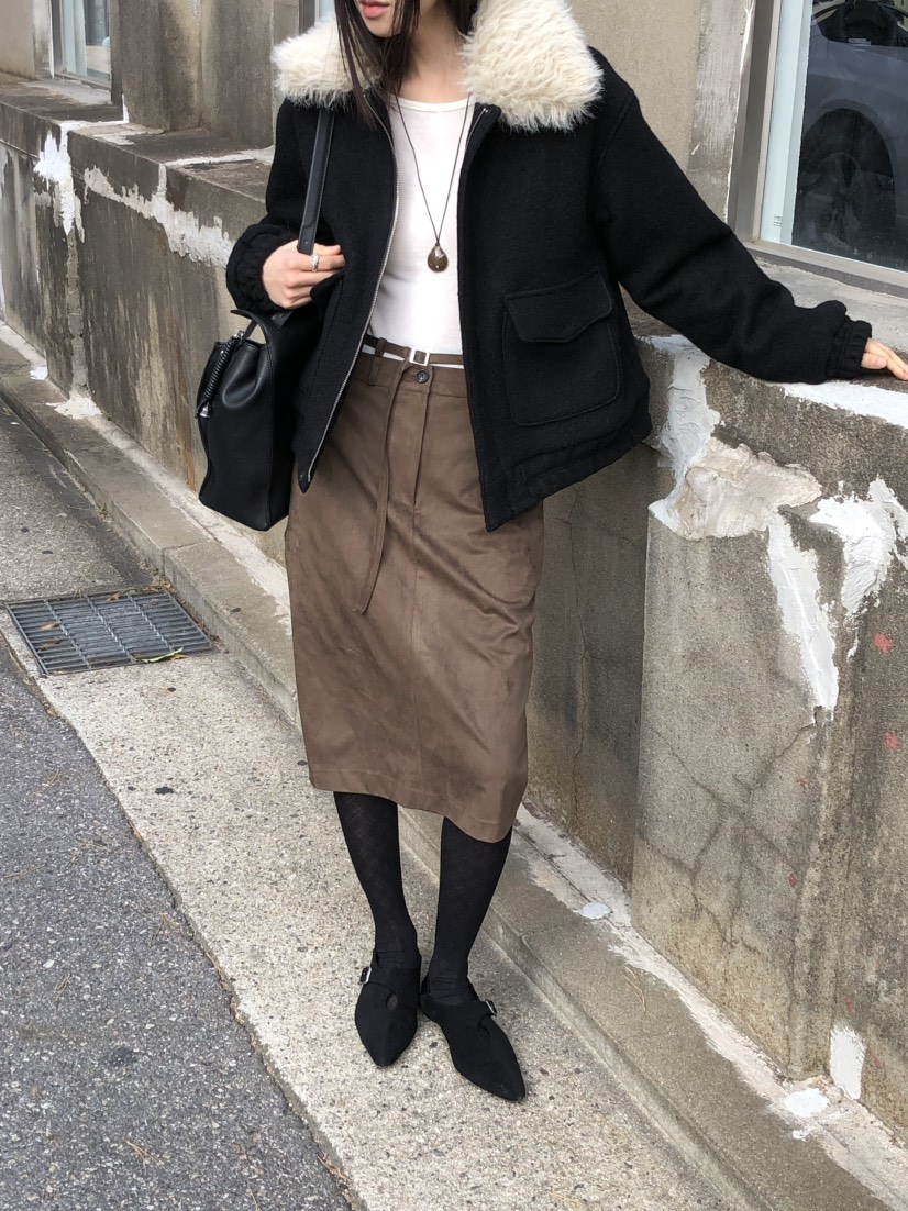 MONDAYMORING東大門㊣直郵女裝新品真品25秋冬時尚夾克羊毛MONDAYMORING夾克