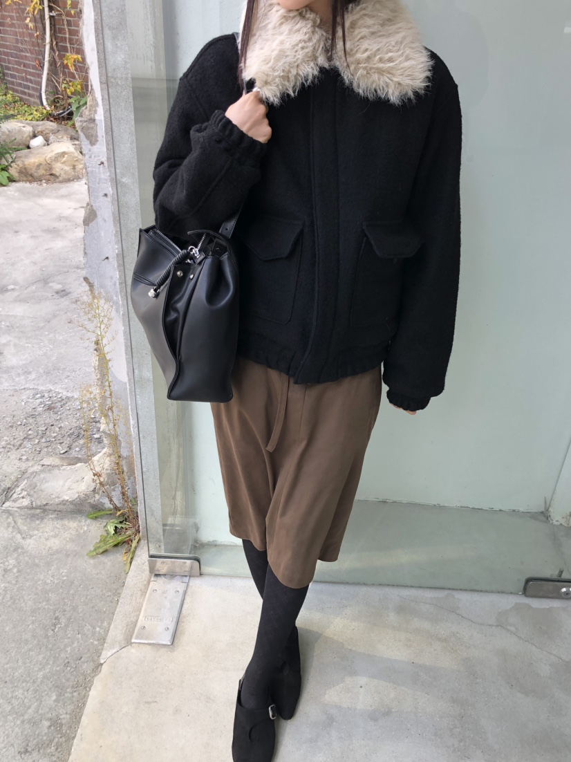 MONDAYMORING東大門㊣直郵女裝新品真品25秋冬時尚夾克羊毛MONDAYMORING夾克