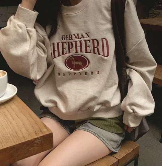 PASTELDEER韓國代購㊣女士新款職業時尚人氣休閑25秋冬衛衣PASTELDEER衛衣圖色2