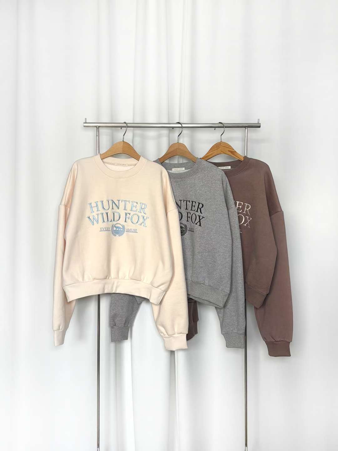 PASTELDEER韓國代購㊣女士新款時尚職業休閑人氣真品25秋冬衛衣PASTELDEER衛衣圖色3左三色