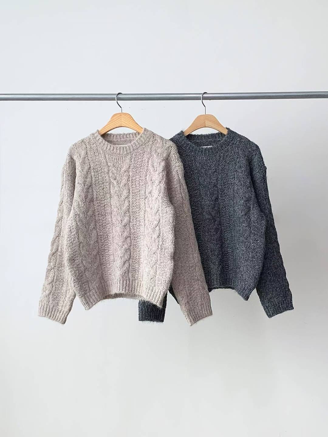 MU 뮤-T東大門㊣實拍女裝新款職業人氣25秋冬熱賣毛衣羊毛MU 뮤-T毛衣